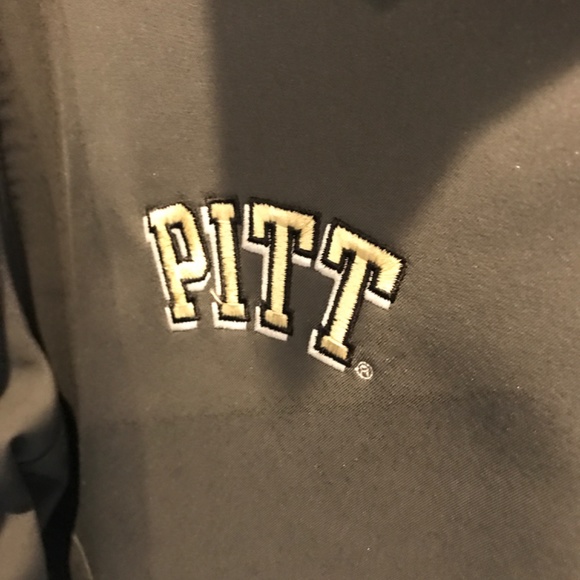 Columbia NCAA university of Pittsburgh zip up gray jacket Pitt - Picture 2 of 9